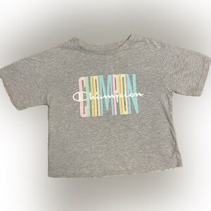 Champion girls size m cropped top